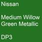 Preview: Nissan, Medium Willow Green Metallic, DP3.